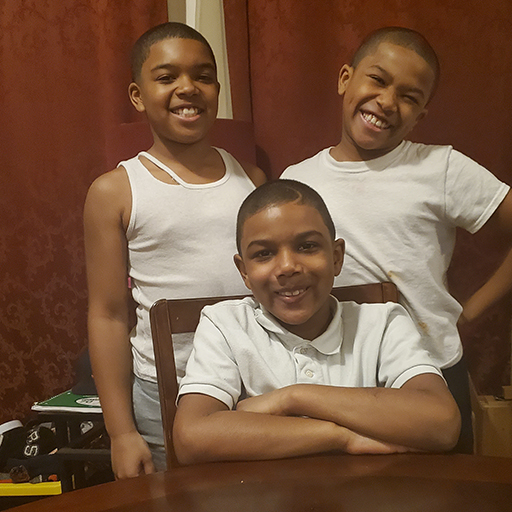 group of brothers smiling