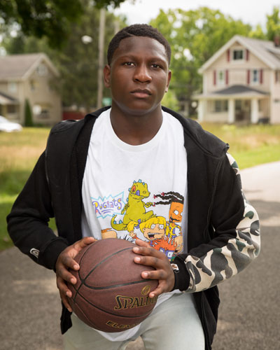 young man smiling